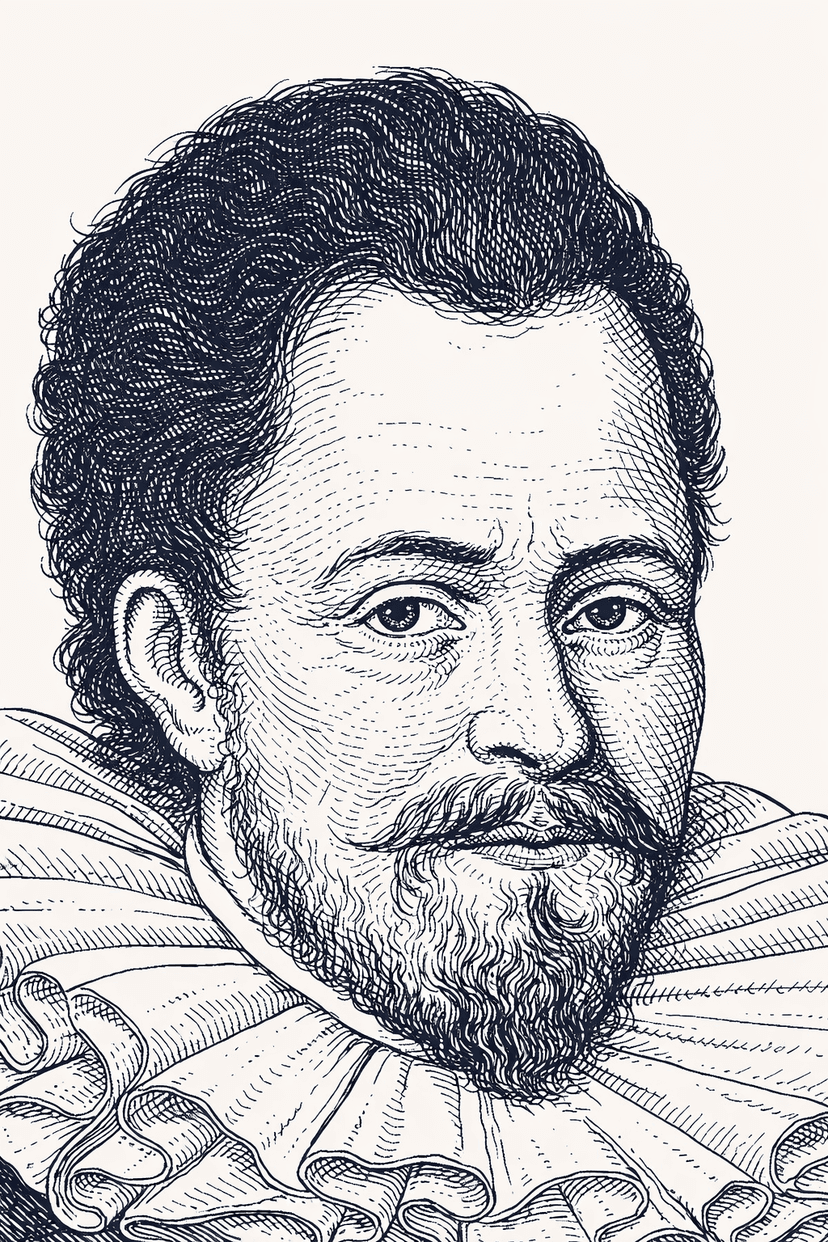 Portret van Simon Stevin